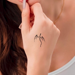 Dragon Temporary Tattoo / Fantasy Tattoo