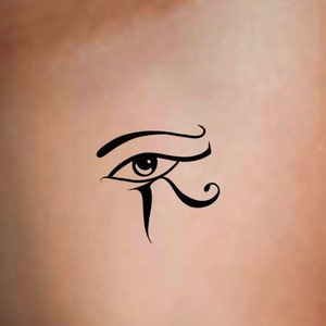 Tatouage temporaire de l’œil d’Horus