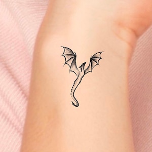 Dragon Temporary Tattoo / Fantasy Tattoo