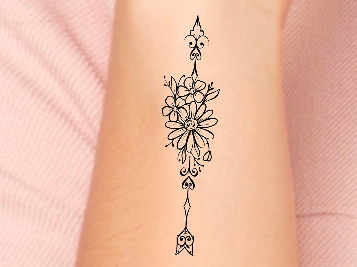 Small Arrow Tattoo - Etsy Small Arrow Tattoo - Etsy