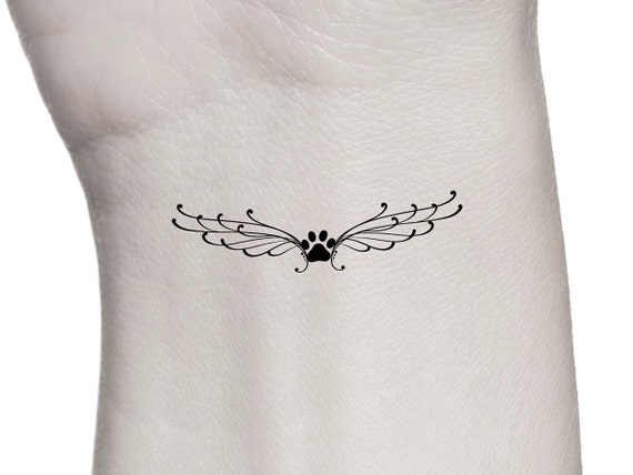 Paw Wing Tattoos