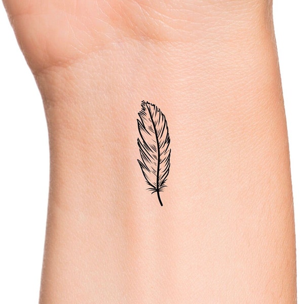 Feather Temporary Tattoo