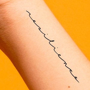 Resilience Temporary Tattoo