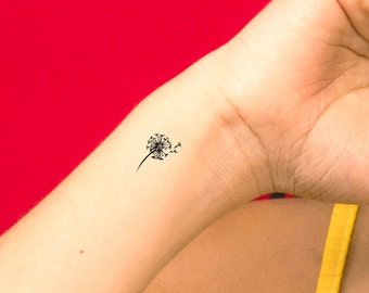 Dandelion Wrist Temporary Tattoo