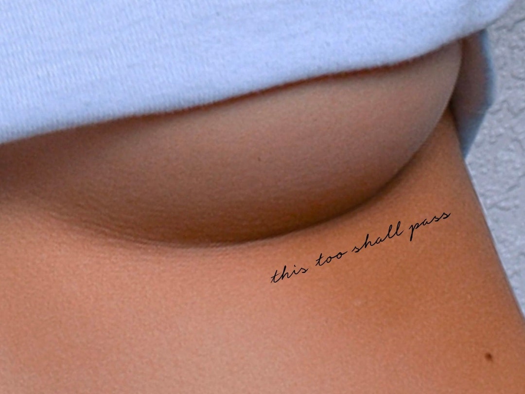 This Too Shall Pass Temporary Tattoo - Etsy UK This Too Shall Pass Temporary Tattoo - Etsy UK