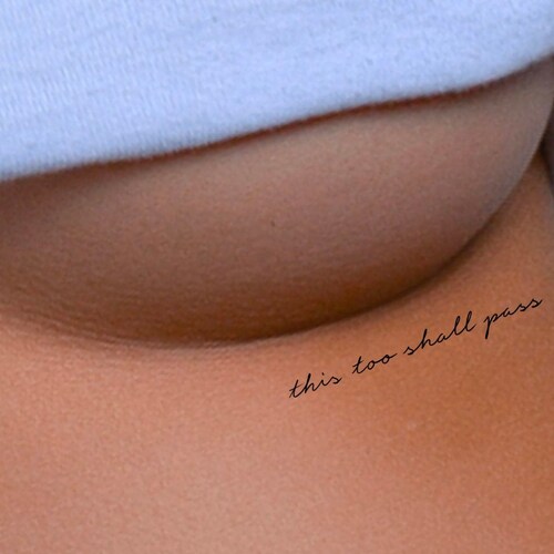 This Too Shall Pass Temporary Tattoo - Etsy This Too Shall Pass Temporary Tattoo - Etsy