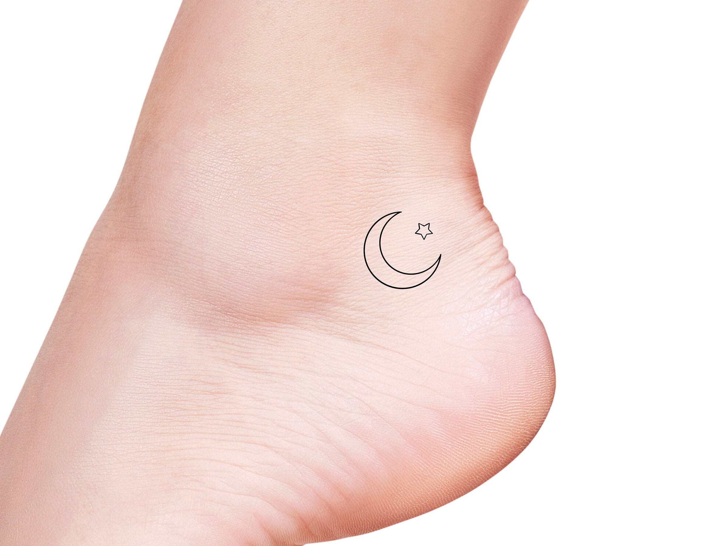 Shooting Star Tattoos That Shine on Feet