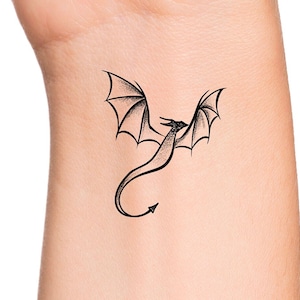Dragon Temporary Tattoo / Fantasy Tattoo