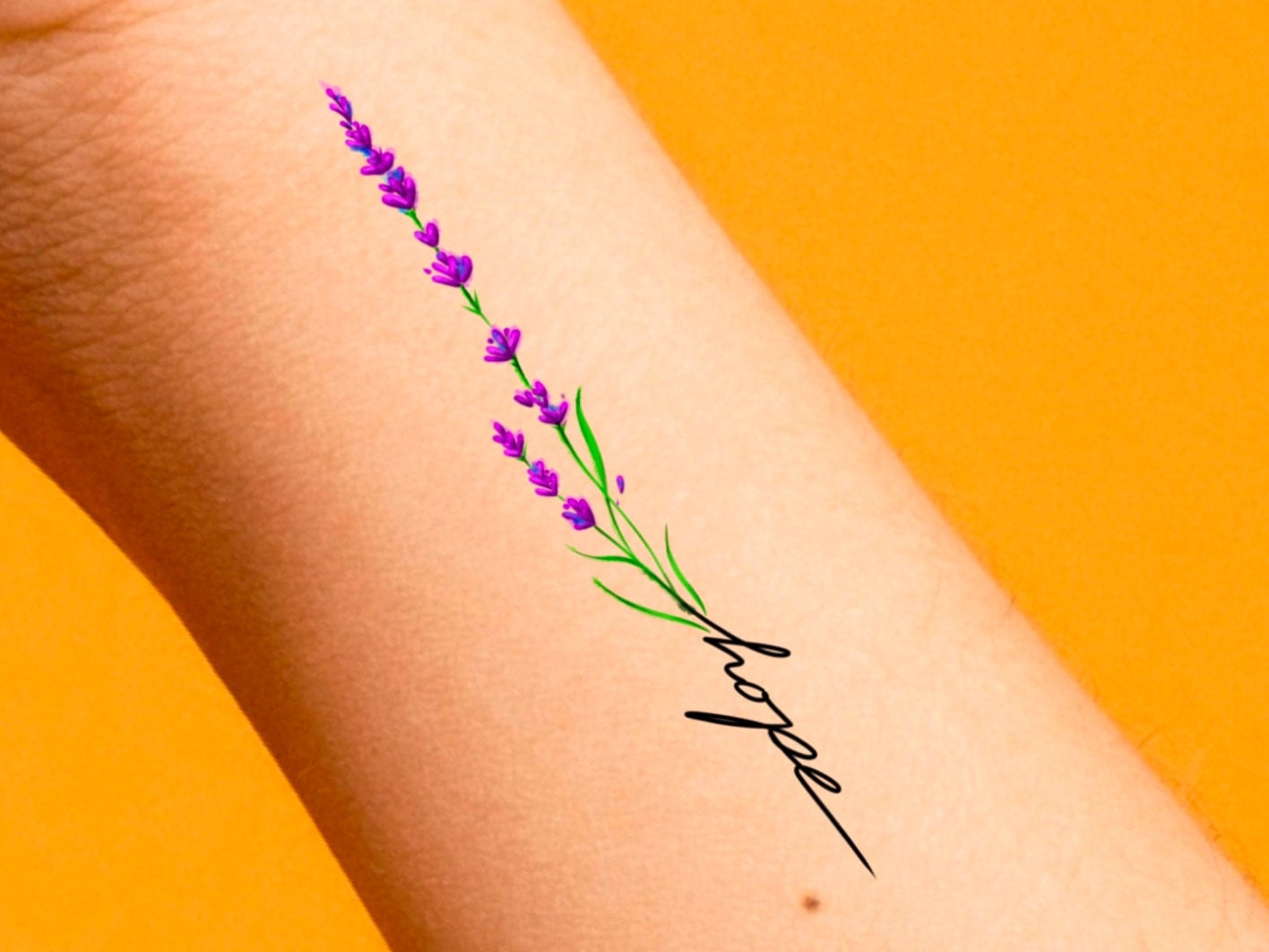 lavender tattoo  design ideas and meaning  WithTattocom