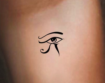 Eye of Ra Temporary Tattoo / eye tattoo / Egyptian tattoo