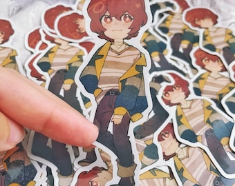 Waterproof Glitter Vinyl Die Cut Sticker Casual Atumn Dazai Bungou Stray Dogs Soukoku Anime Planner Journaling SKK BSD