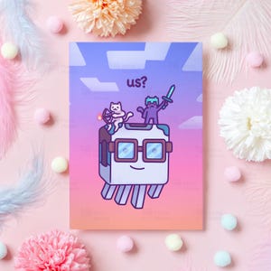 Carte d'anniversaire de joueur | Nous ? - Carte de jeu amusante pour mari, femme, petit ami, petite amie | Cadeau pour elle ou pour lui