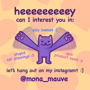 Funny Cat Reusable Sticker Book | Holographic Blank Album for Sticker Collecting & 5 Free Stickers | All My Important Lil Guys image 10