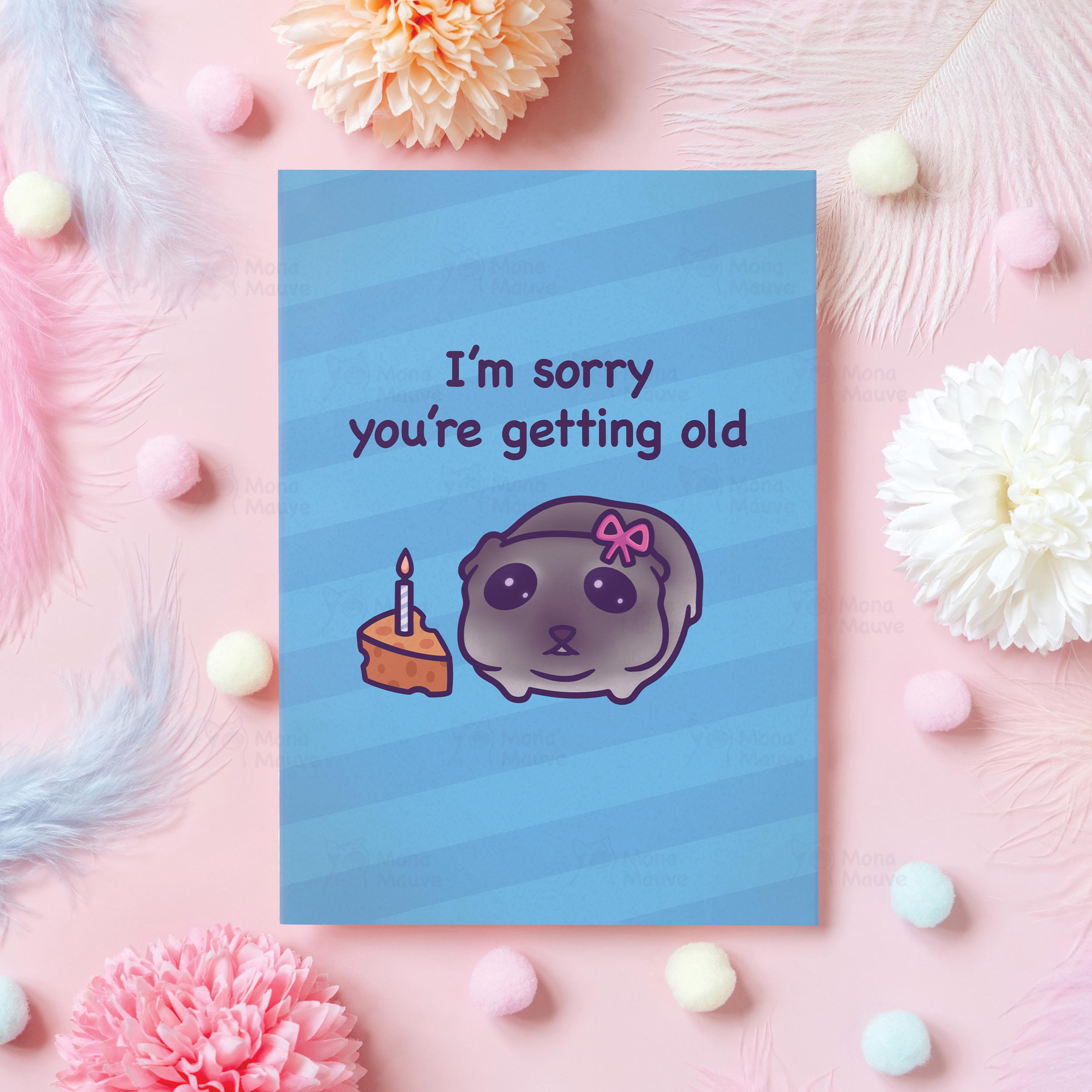 Sad Hamster Meme Birthday Card: Funny Gift for Him/Her