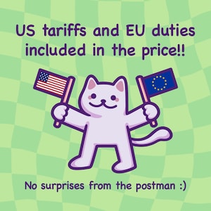 Funny Cat Reusable Sticker Book | Holographic Blank Album for Sticker Collecting & 5 Free Stickers | All My Important Lil Guys image 3