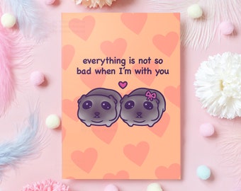 Trieste Hamster Meme verjaardagskaart | Grappig cadeau voor bruiloft of datingverjaardag | voor man, vrouw, vriend, vriendin - haar of hem