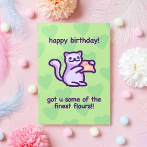 Carte d'anniversaire mignonne | Meilleur jeu de mots sur les fleurs | Joyeux anniversaire! | Cadeau d'anniversaire drôle pour petit ami, petite amie, mari, épouse - elle ou lui