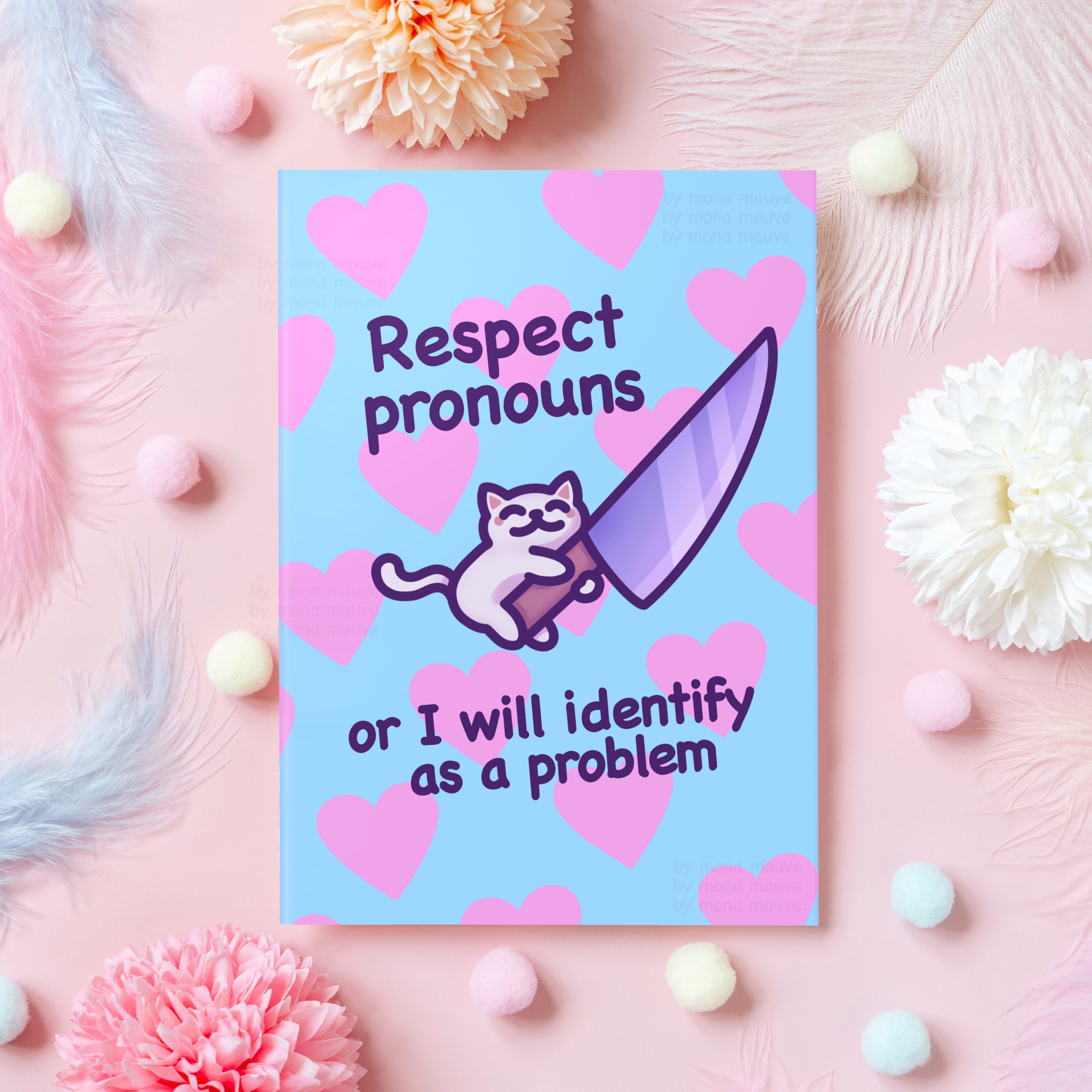 Funny Pride Card Respect Pronouns or I Will Identify as a - Etsy Funny Pride Card Respect Pronouns or I Will Identify as a - Etsy