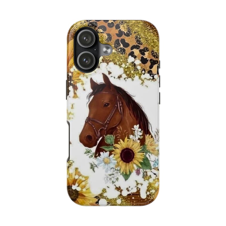 iPhone 16 Case: Trendy Phone case for 17-16-15-14-13-12-11, Horse Phone Case iPhone 17