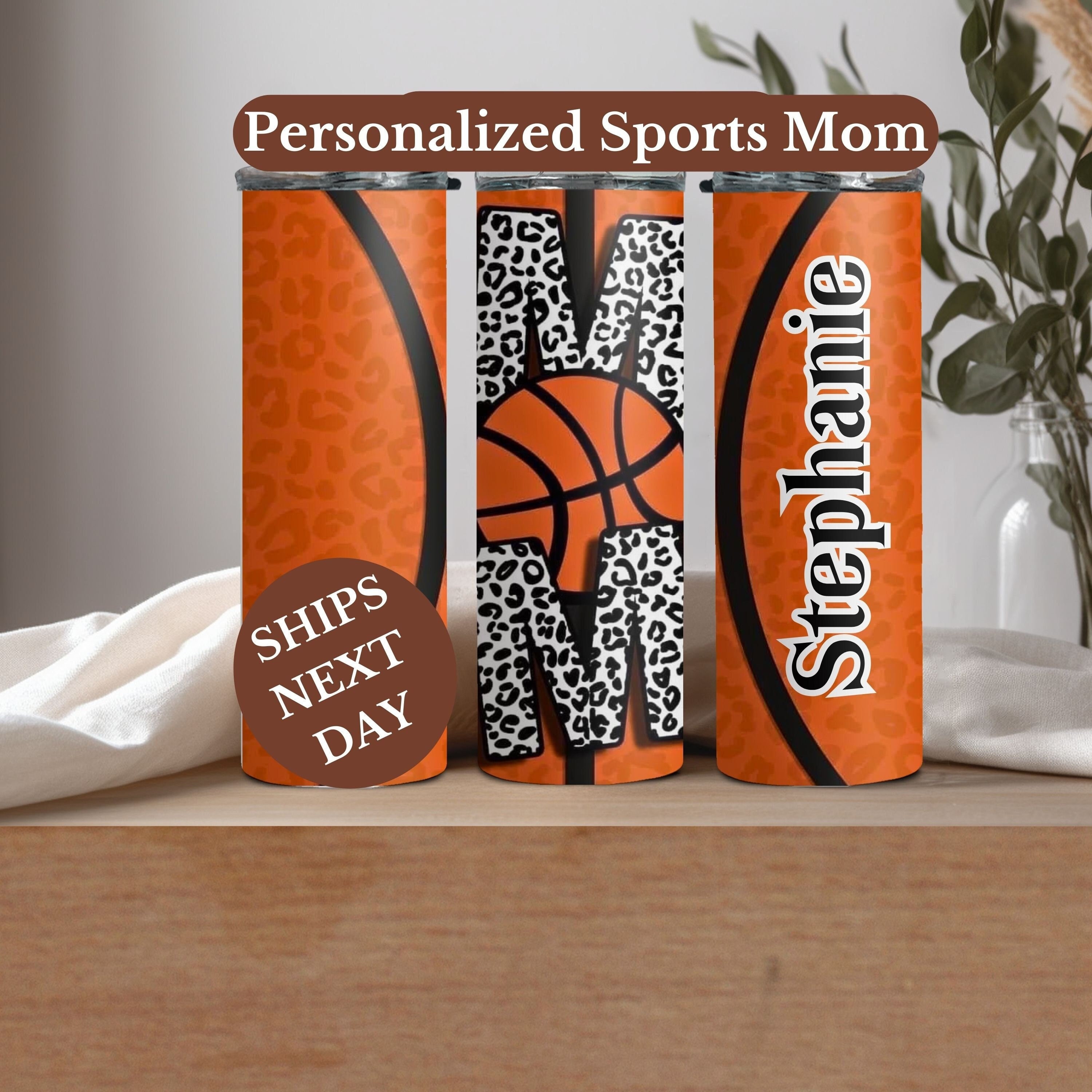 Personalized Basketball Mom Tumbler-custom Name Basketball Mom - Etsy