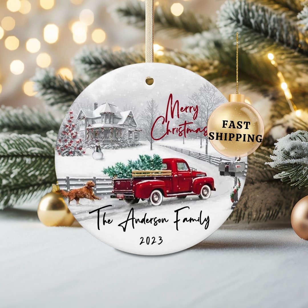 Family Personalized Christmas Ornamentcustom Family Keepsakefamily