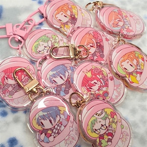 Heartslabyul Gashapon 2" Acrylic Charms (READ DESCRIPTION)