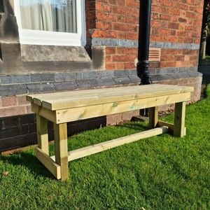 Wooden Bench- Solid Garden Bench, Form