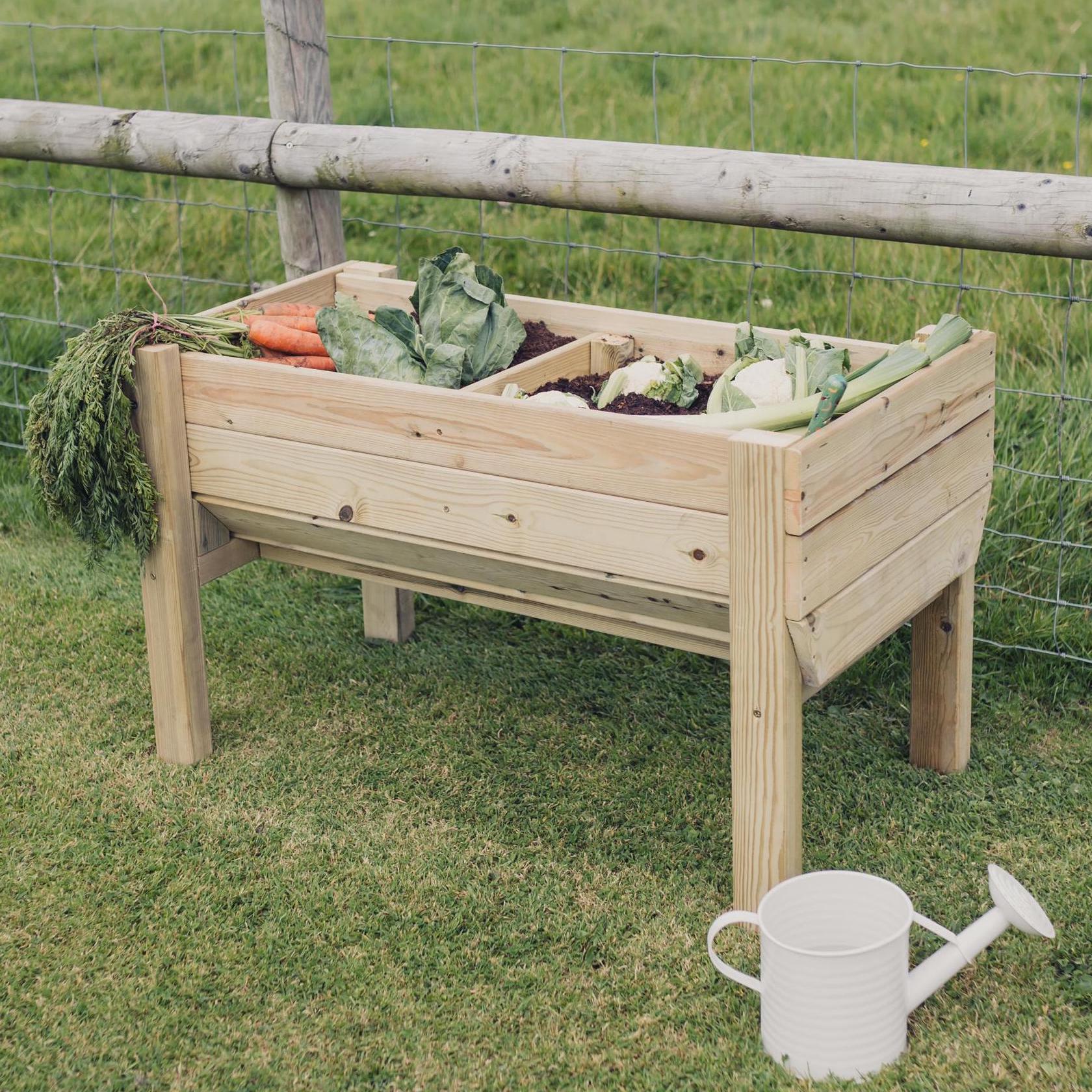 Green Trough Riser Veggie Riser- 1m Raised Planter- Vegetable Trough - Etsy UK
