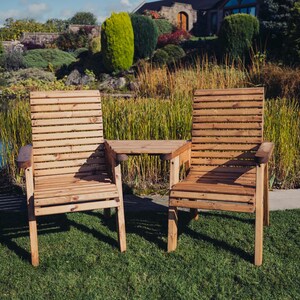 Wooden love seats, garden chairs, loveseat
