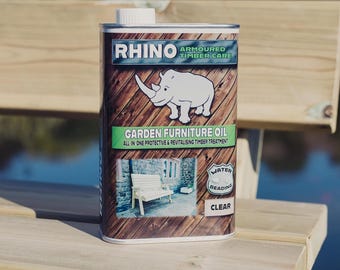Rhino Clear Garden Furniture Protective Wood Oil