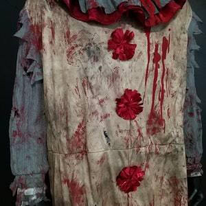 Clobbered Clown Hand Crafted Horror Costume