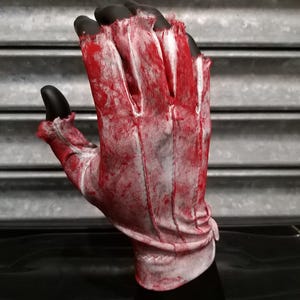 Clobbered Clown Gloves Cosplay Costume Horror OOAK One Pair
