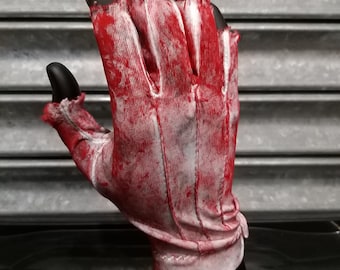 Clobbered Clown Gloves Cosplay Costume Horror OOAK One Pair