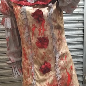 Clobbered Clownette Undead Halloween Cosplay Handmade Handcrafted Creepy Gothic OOAK Costume Zombie