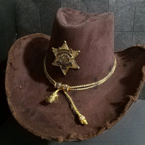 Rick Grimes Carl Grimes Judith Grimes The Walking Dead Sheriff Hat Replica Prop Cosplay