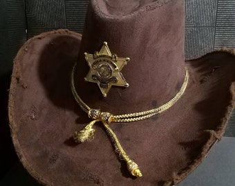 Rick Grimes Carl Grimes Judith Grimes The Walking Dead Sheriff Hat Replica Prop Cosplay