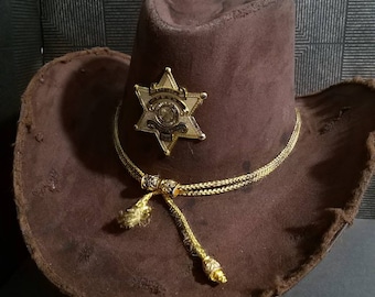 Rick Grimes Carl Grimes Judith Grimes The Walking Dead Sheriff Hat Replica Prop Cosplay