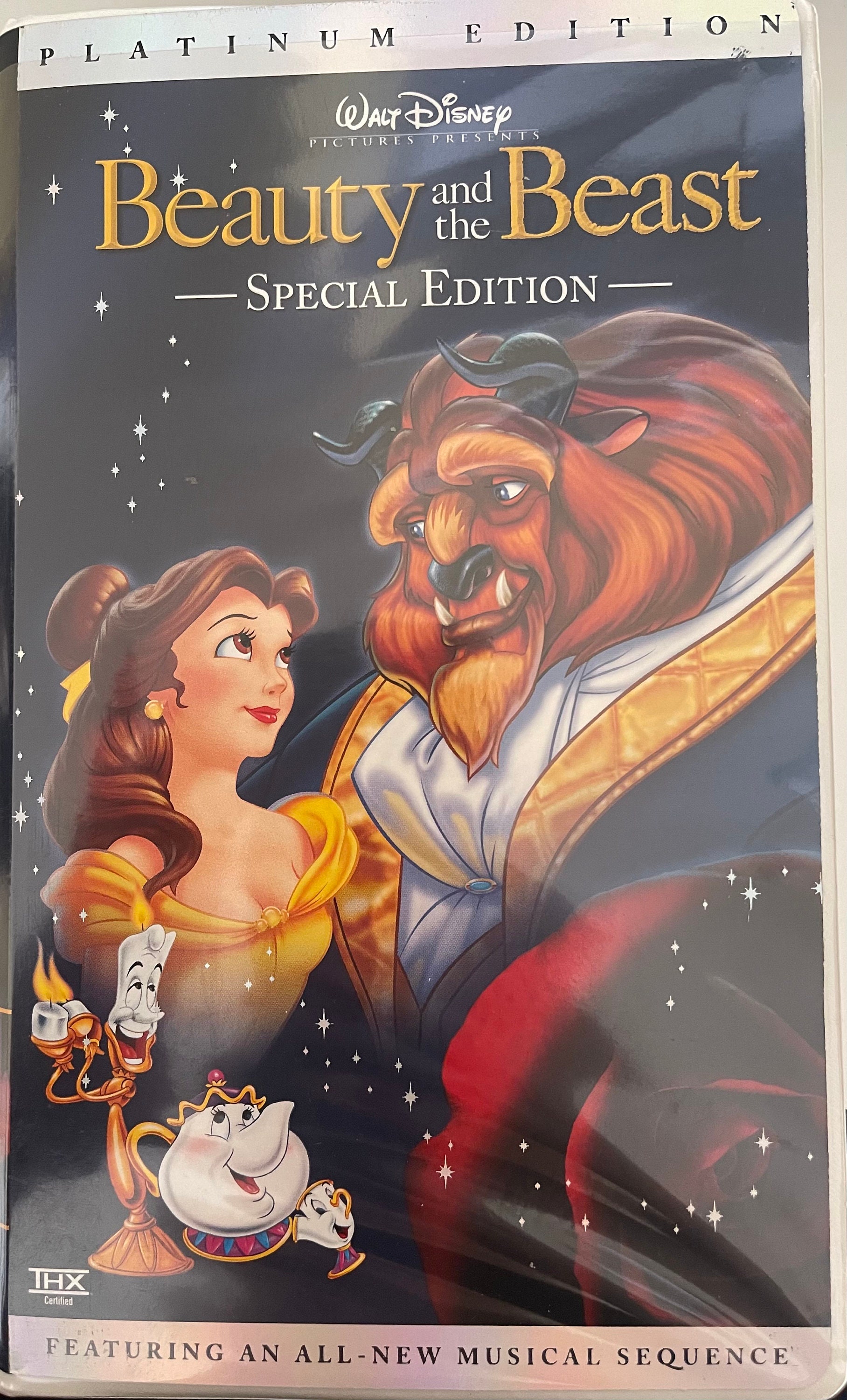 Walt Disney's Beauty and the Beast VHS Platinum Special Etsy