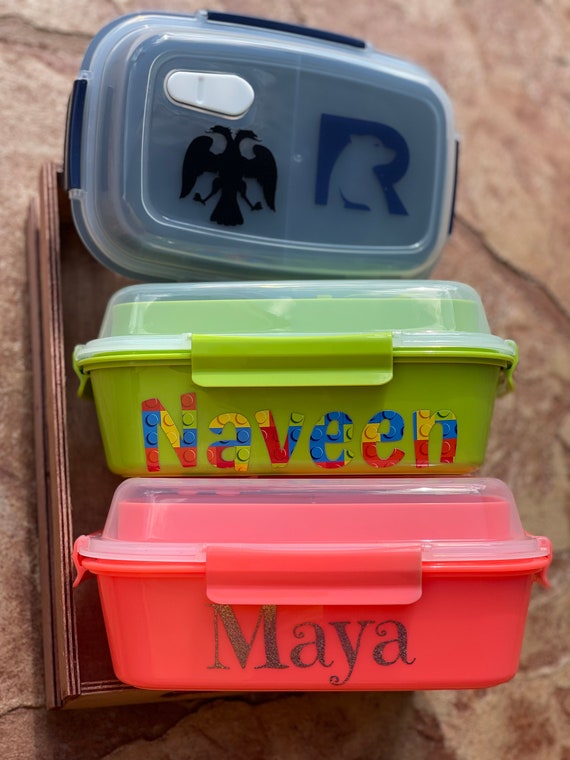 Personalized Lunch Box/ Snack Box /meal Prep Box / Divider Box 