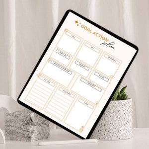 Digital/Printable Goal Action Plan