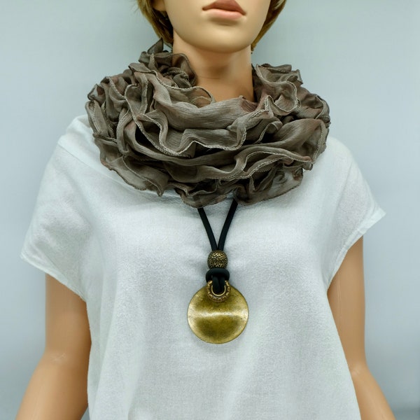 Stunning bold antique bronze statement necklace, bold necklace, chunky necklace