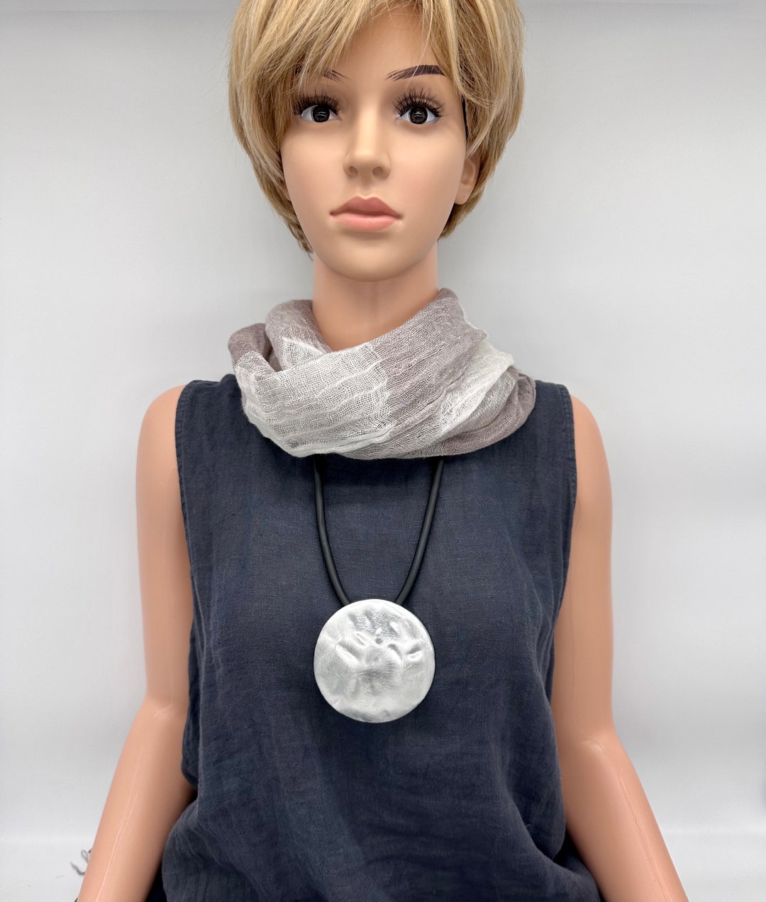 Large Eye Catching Bold Necklace, Statement Necklace, Chunky My Necklace Etsy