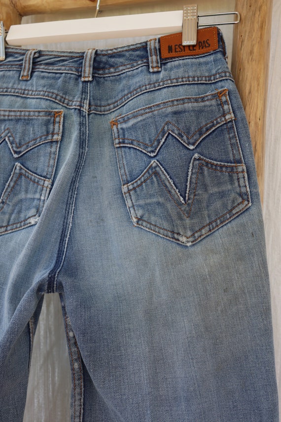 Distressed Flare Jeans - image 5