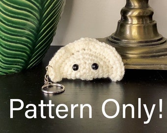 Pattern for Potsticker Keychains || Handmade || Crochet Food
