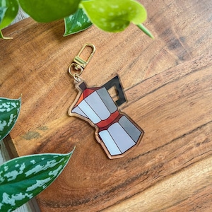 Moka Pot - Greca Keychain |  Coffee | Republica Dominicanas