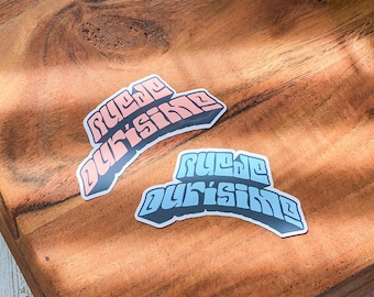 Ruede Durísimo Vinyl Sticker | retro stickers |Stickers dominicanos