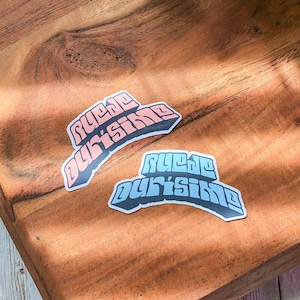 Ruede Durísimo Vinyl Sticker | retro stickers |Stickers dominicanos