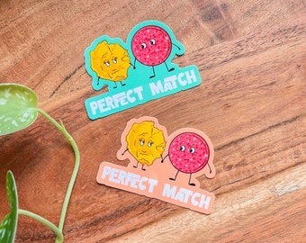 Perfect Match | Tostones & Salami | Dominican Sticker