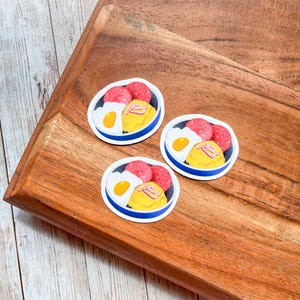Mangú with Salami Sticker | Vinyl Sticker |  Los tres golpes | Desayuno Dominicano