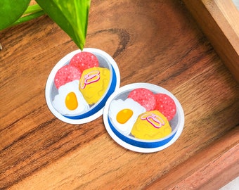 Mangú with Salami Sticker | Vinyl Sticker |  Los tres golpes | Desayuno Dominicano